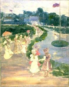 After the Review by Maurice Brazil Prendergast
