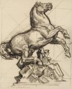 Study For Sculpture Of A Horse