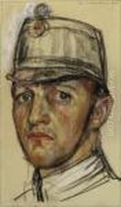 Portrait Eines Soldaten