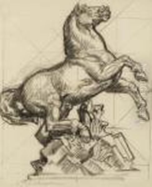 Study For Sculpture Of A Horse. 1936. - view 1