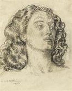 Woman's Head. 1933 by Charles L'Eplattenier