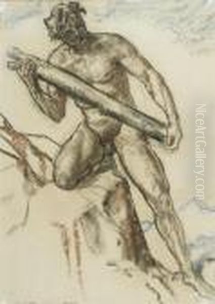 Male Nude At Toil. 1939. - view 1
