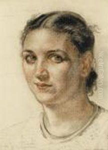 Portrait Of The Artist's Daughter (judith) 1917 (?). Portrait Of The Artist's Daughter (judith) 1917 (?).