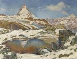 "retour De Neige Dans Les Alpes" - Cervin. 1942.