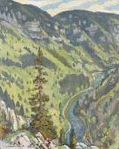 "vue Sur Moron". by Charles L'Eplattenier