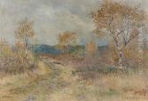 Herbstliche Heidelandschaft. by Charles L'Eplattenier