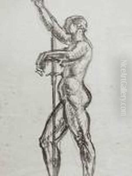 L'eplattenier Charles, Nu
Feminin, Etude Au Fusain, Monogrammee Cl En Bas Agauche Et Datee 38,
29,5 X 21 Cm - view 1