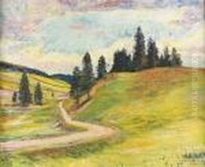 Paysage Dans Le Jura. by Charles L'Eplattenier