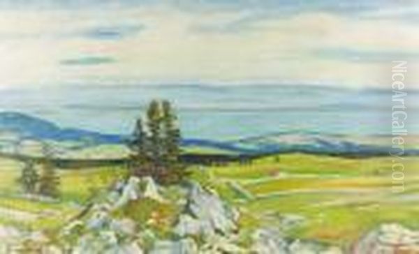 "mont Racine Et Alpes". - view 1