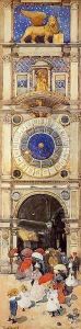 St. Mark's Square, Venice (The Clock Tower) by Maurice Brazil Prendergast
