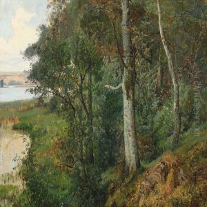 Skovparti Med So, Ry Norreskov by Janus Andreas Bartholin La Cour