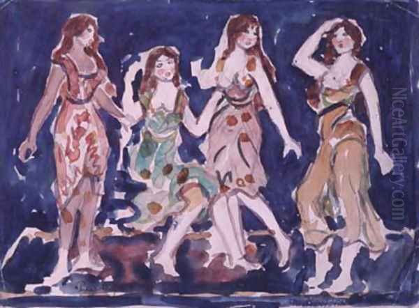 Four Dancers - view 1