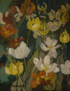 Spring Flowers by Maurice Brazil Prendergast