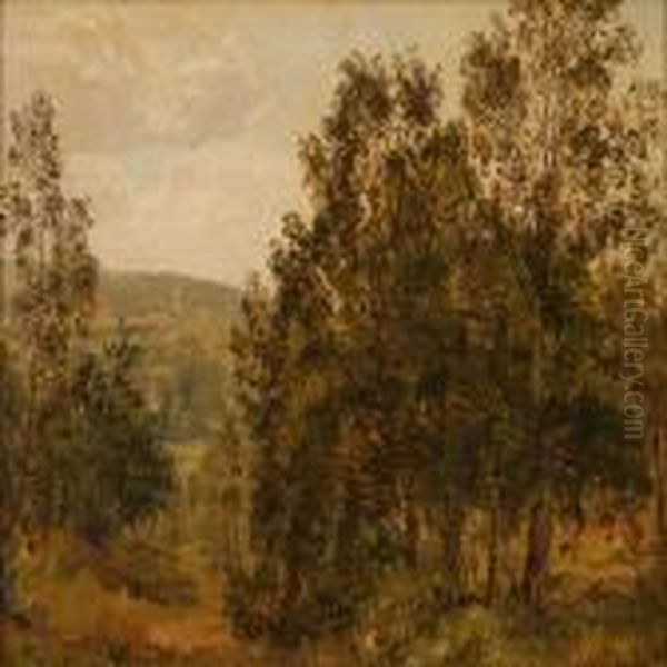 Hilly Autumn Landscape - view 1