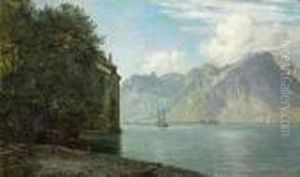 Chateau De Chillon by Janus Andreas Bartholin La Cour