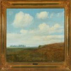 Landscape With Openspaces And Wild Flowers by Janus Andreas Bartholin La Cour