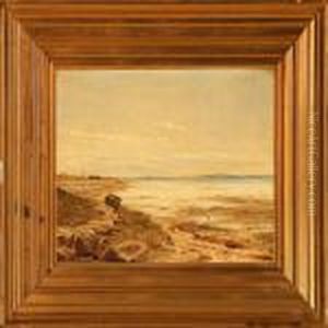 Coastal Scene At Summer Time by Janus Andreas Bartholin La Cour