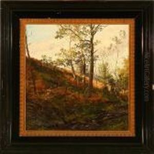 Autumn Forest Scene by Janus Andreas Bartholin La Cour