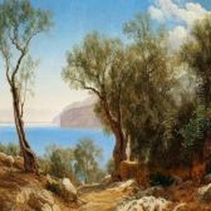 Aftenstund Ved Nemisoen by Janus Andreas Bartholin La Cour