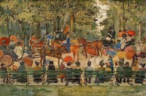 Central Park, 1901 by Maurice Brazil Prendergast