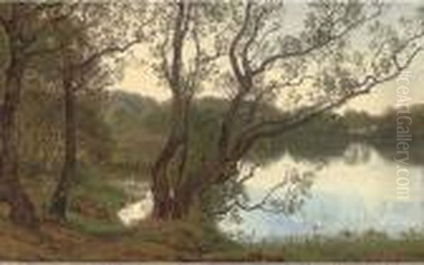 The Lake At Dusk - view 1