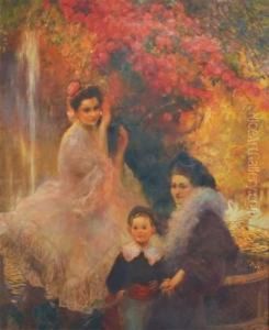 Madame Latouche Et Ses Enfants by Gaston de Latouche