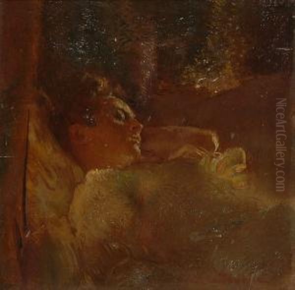 Study Of A Sleeping Girl - view 1