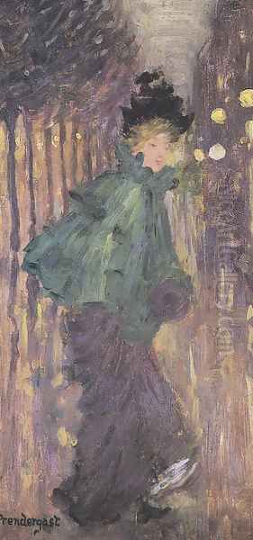 Lady on the Boulevard, AKA The Green Cape - view 1