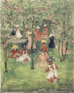 Spring in Franklin Park by Maurice Brazil Prendergast