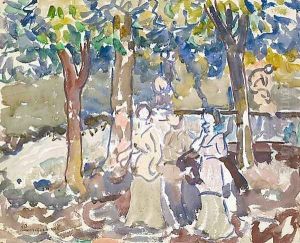 By the Stream by Maurice Brazil Prendergast