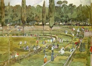 The racecourse (Piazza Siena Gardens Borghese, Rome)