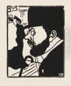 Portrait De Toulouse-lautrec by Jean Emile Laboureur