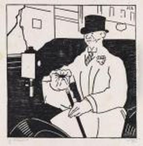 Old Bond Street by Jean Emile Laboureur