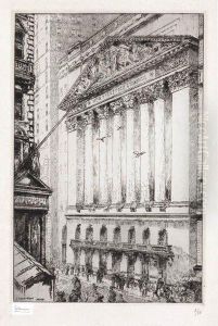 New York Stock Exchange by Jean Emile Laboureur