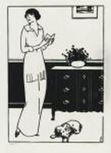 La Lecture Interrompue by Jean Emile Laboureur