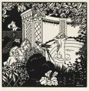 Suzanne Au Bain by Jean Emile Laboureur