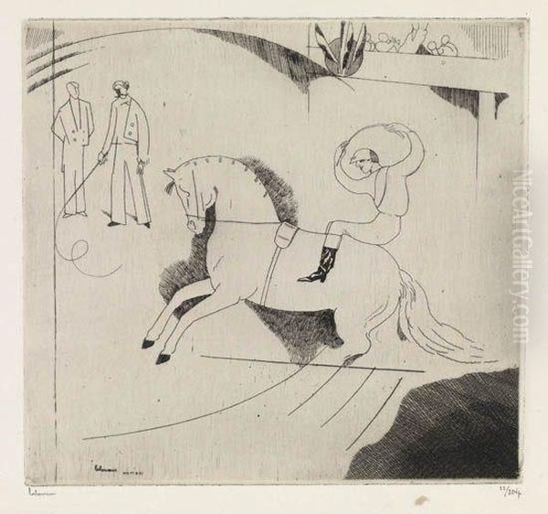 Le Jockey D'epsom (deuxieme Planche) - view 1