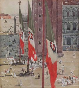 Piazza di San Marco by Maurice Brazil Prendergast