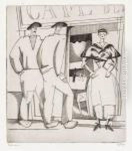 Le Cabaret Breton by Jean Emile Laboureur
