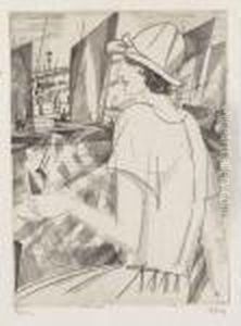 La Marchande De Liquers by Jean Emile Laboureur