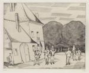 Les Conscrits Du Village by Jean Emile Laboureur