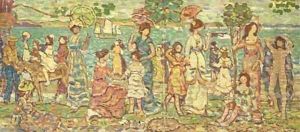 Promenade 2 by Maurice Brazil Prendergast
