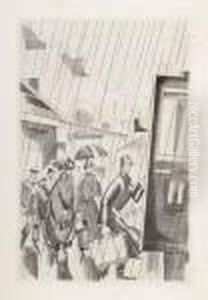 L'envers Du Music-hall by Jean Emile Laboureur