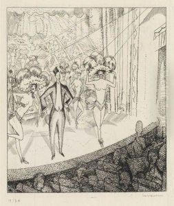 Le Nu Au Music-hall by Jean Emile Laboureur