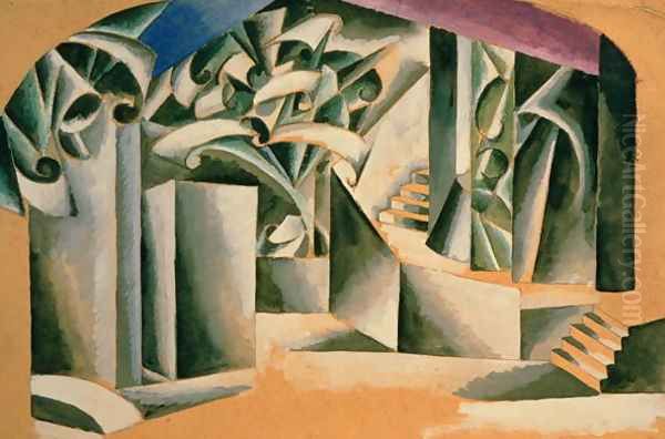 Stage design for William Shakespeare's play 'Romeo and Juliet', 1920 - view 1