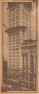 Skyscraper En Construction, New York by Jean Emile Laboureur