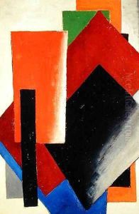 Architectonic Composition, 1918 by Lyubov Popova