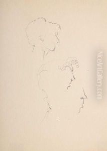 Portrait : Marie Laurencin by Jean Emile Laboureur