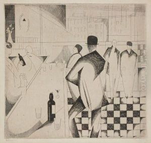 Bar En Pennsylvanie by Jean Emile Laboureur