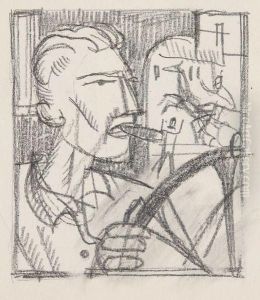 Le Conducteur D'auto by Jean Emile Laboureur